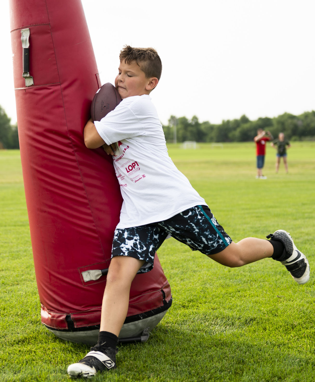 Stille and Domann youth football camp, 7.17